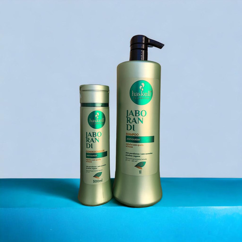 Kit Haskell Jaborandi Shampoo 1 Litro Condicionador 300 Ml