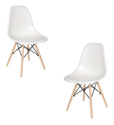 Set De 2 Sillas Eames Varios Colores - Hot Sale!