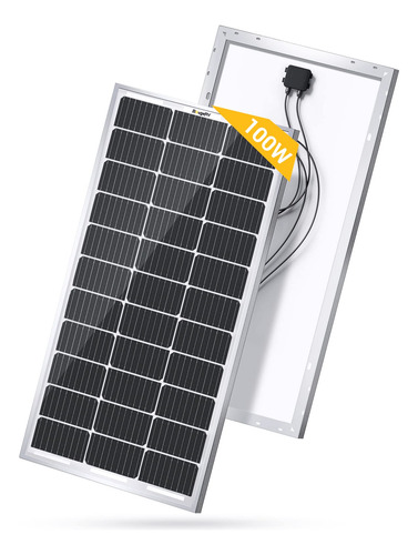 Bougerv Panel Solar De 100 Vatios, 9bb 21.9% De Alta Eficien