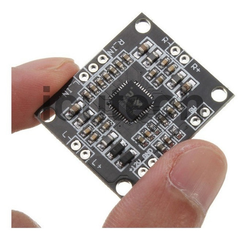 Imagen 2 de 3 de Modulo Amplificador De Audio Pam8610 Stereo Clase D Arduino