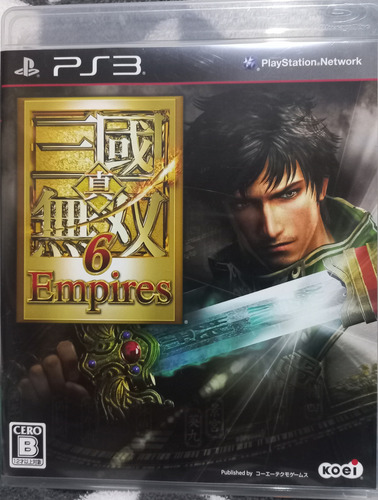 Ps3 Shin Sangoku Musou 6 Dynasty Warriors Empires - Japonês (Usado)