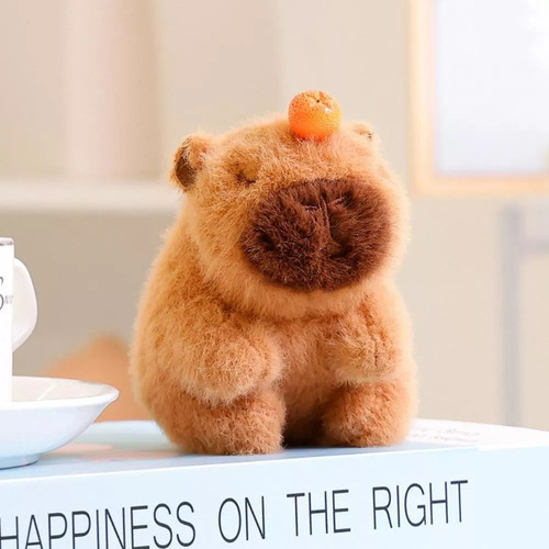 Muñeco Capibara, Juguete De Peluche, Mochila Colgante, Cola