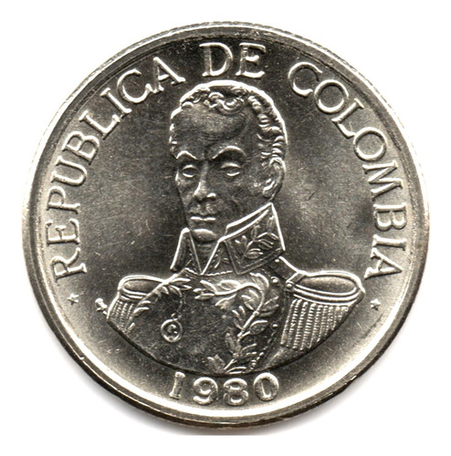 1 Peso 1980 Sin Circular