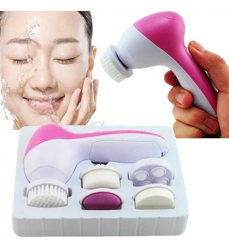 Escova Eletrica Limpeza Massageador Facial 5 Em 1 Limpeza Ro