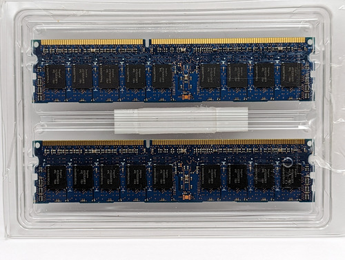 2x Hynix Hmt351r7bfr4c-h9 Pc3-10600r Ddr3-1333 4gb Ecc Reg