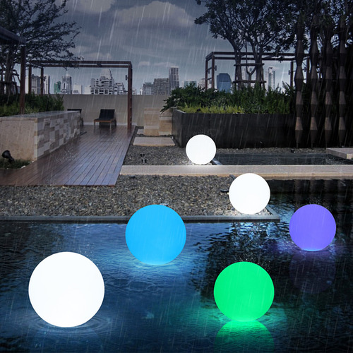 Nueva Lámpara Led Impermeable Para Jardín Con Forma De Bola