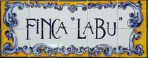 Comprar Azulejos Pintados.cartel Personalizado De Cerámica.dirección