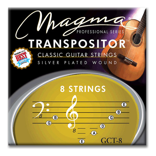 Cuerdas Transpositor Para Guitarra Clasica 8 Magma Gct-8
