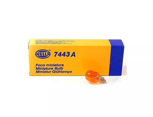 Foco 7443a Hella Ambar 10 Piezas