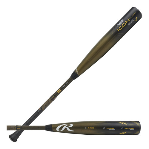 2 Bate Beisbol Icon Bbcor -3 Drop Pieza Hibrido