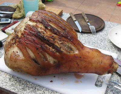 Pernil De Cerdo Grande Para 40 A 60 Prs, A Domicilio S/cargo