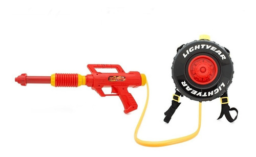 Pistola Lanza Agua Original Cars Con Mochila Tanque