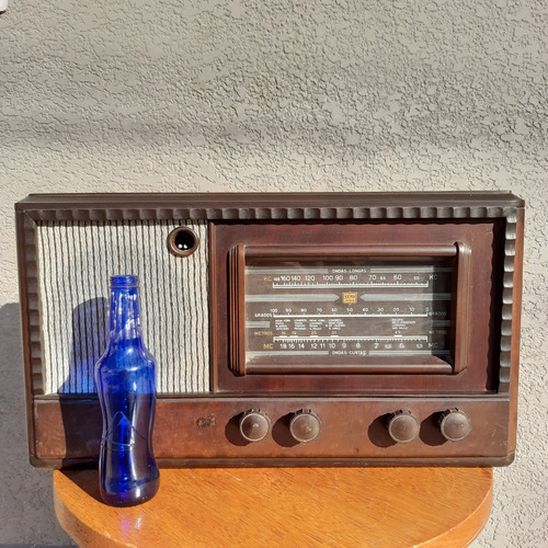 Rádio De Mesa Antigo Semp Valvulado Peça Decorativa Restauro