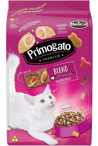 Primogato Blend 10.1 Kg Con Nuggets Rellenas Y Regalo