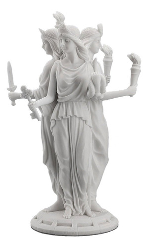 Statua Escultura Hecate Diosa Griega Magia Brujeria Acabado