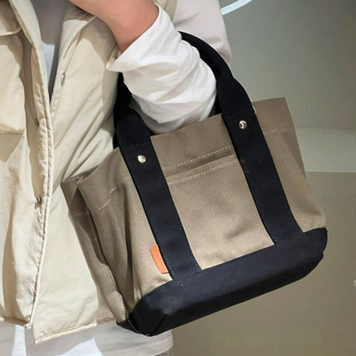 Bolso De Mano De Lona, Bolso Informal Para Mujer, Bolsa De