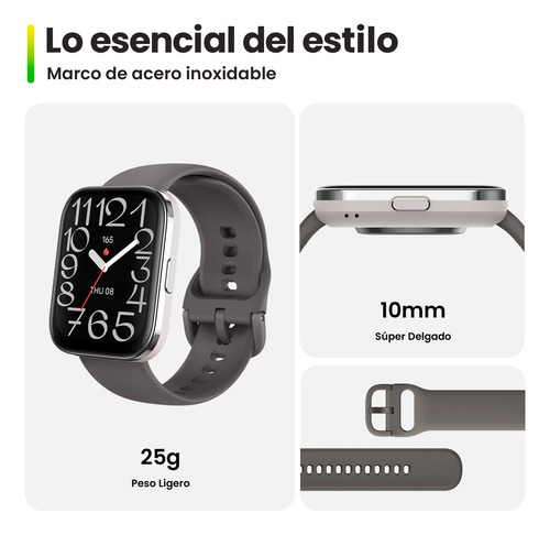 Reloj Inteligente Amazfit Smartwatch Bip 5 Unity Charcoal