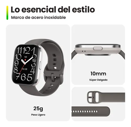 Reloj Inteligente Amazfit Smartwatch Bip 5 Unity Charcoal