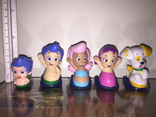 Bubble Guppies / Lote De 5 Figuras / Nickelodeon