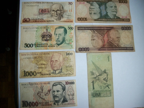 Billetes Antiguos De Brasil: Liquido Últimos A $70 C/u