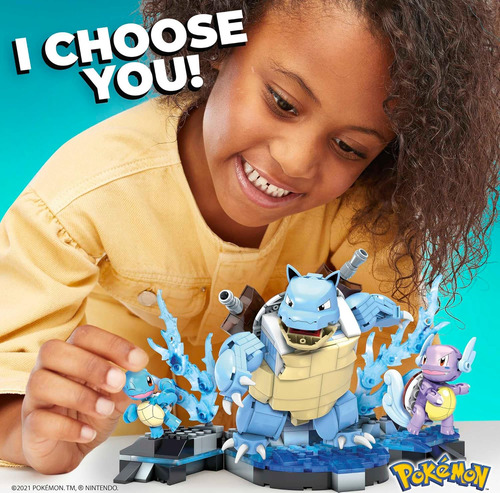 Mega Construx Pokémon Blastoise Figura De Bloques