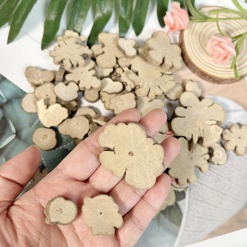 50 Uds. Posavasos De Madera Multifuncionales Para
