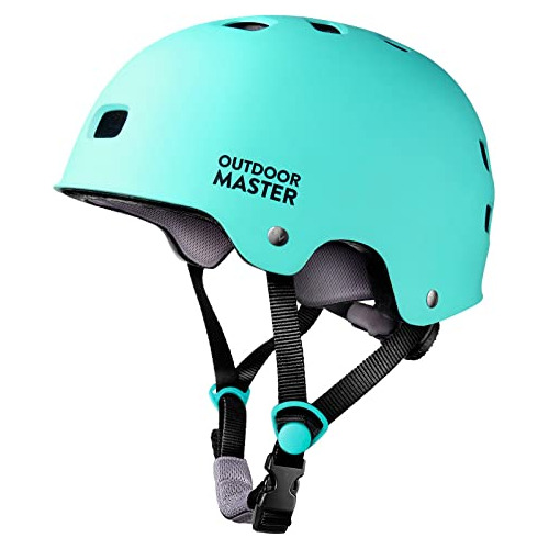 Outdoormaster Skateboard Cycling Helmet - Two Removable Li