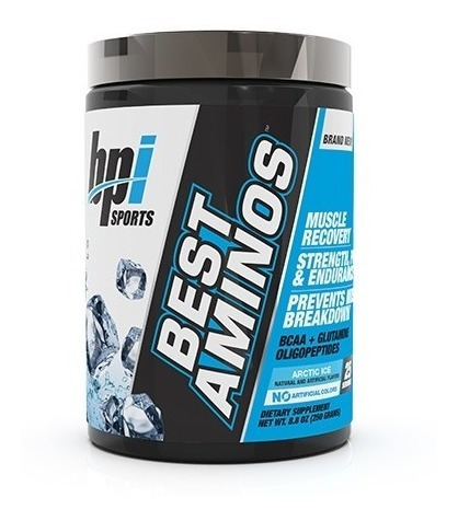 Aminoacidos Best Amino Con Glutamina Bpi  250grs 25 Serv