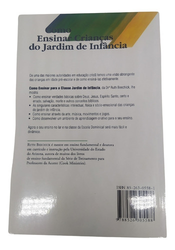 Como Ensinar Crianças Do Jardim De Infância - Ruth Beechick