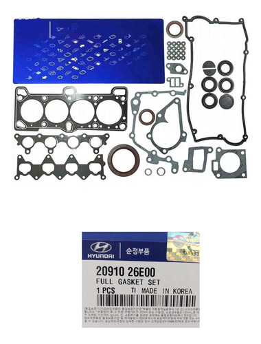 Juego De Empacadura Hyundai  Getz 1.6 Elantra 1.6 Original