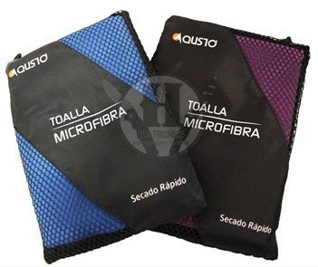 Toalla Microfibra 75x130cm Grande Importada Compacta Calidad