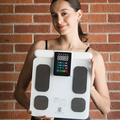 Báscula Inteligente Nutriequipo Segmentada Recargable Usb