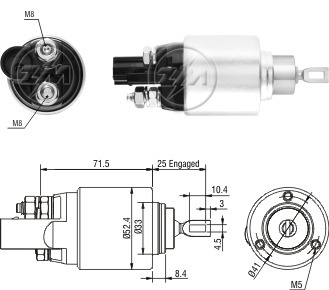 Solenoide O Automatico 12v Volskwagen Golf 2.0tfsi Zm 381