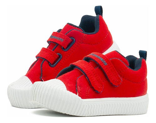 Tenis Bubble Gummers® Para Niño Contactel Color Rojo/marino