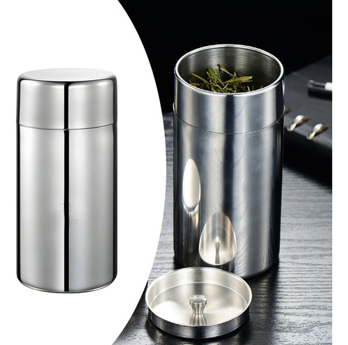 Recipiente De Té De Café De 550ml Los 7.5x14.5cm Plata