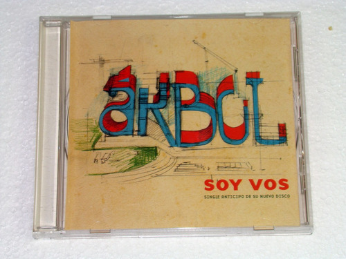 Arbol Soy Vos Cd Single Promo Argentino  / Kktus 