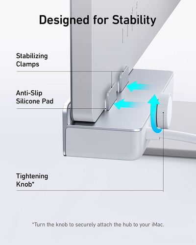 Imagen 3 de 9 de Hub Usb-c - Anker - 2 Port Usb-a 1 Usb-c 3.2 Sd/microsd iMac