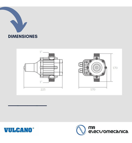 Press Control Vulcano Sensor Presión Pca22