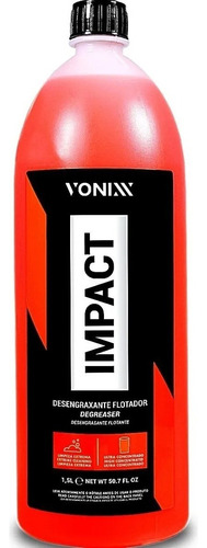 Impact Pre Lavagem Vonixx 1,5l Limpa Motor E Caixa De Roda