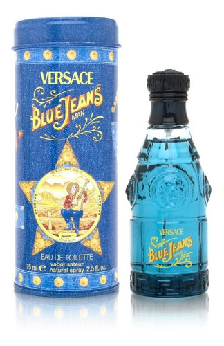 Imagen 1 de 4 de Blue Jeans De Versace Para Caballero Eau De Toilette 75 Ml