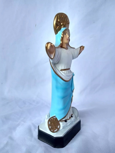 Imagem De Nossa Senhora Medianeira 22 Cm Cor PIntura a mão