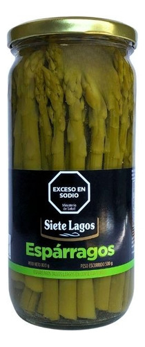 Esparragos Verdes Siete Lagos 800 G