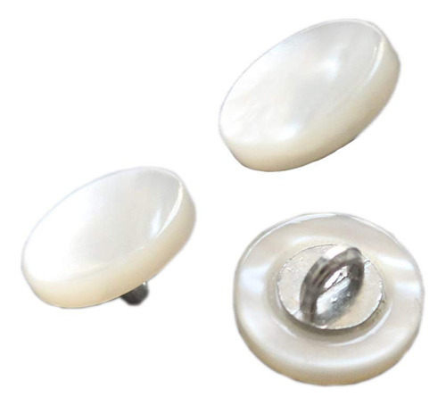 10pcs Autentica Blanco Mother Of Pearl Fregona Boton