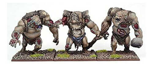 Kings Of War, 2nd Edition: (undead) Zombie Troll Regiment.