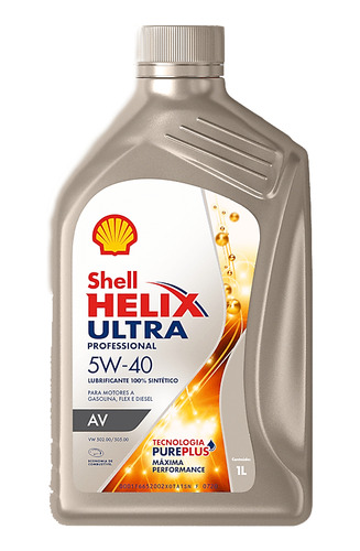 Oleo De Motor Shell Helix Ultra 5w40 Sintético 1l
