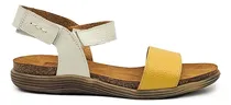 Comprar Sandalias Mujer De Cuero Casuales Livianas De Vestir Velcro