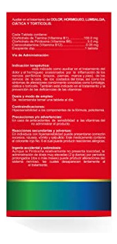 Complejo B Vitaminas Tabletas, 30 Piezas