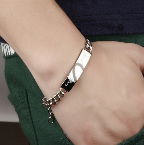 Pulseras Para Parejas, Alianzas, Acero Inox 316