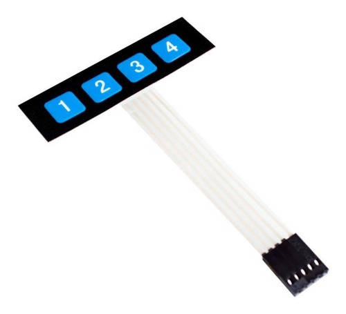 Teclado Membrana De 4 Canales