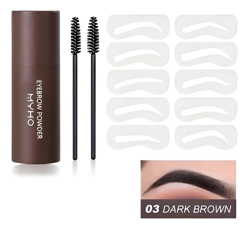 6pza Kit D/sellos D/cejas,larga Duracion Polvos 1 Solo Paso